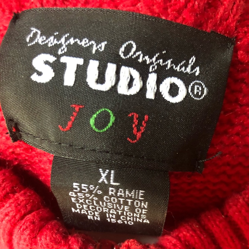 Women’s Snowman Christmas Sweater Size XL EEUC - Picture 4 of 6